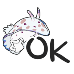 海のアイドル！ちょっとリアルなウミウシ！