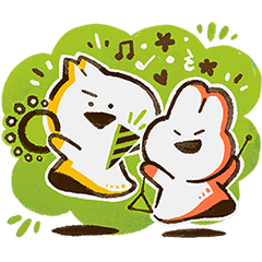 pointed pointed round round ears