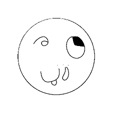 表情で何かを伝える白玉？