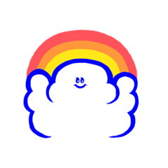 雲のレルーのスタンプ