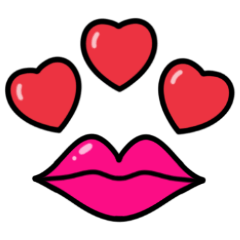 ラブハートステッカー！！