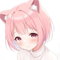 毎日使える♡ピンク猫ちゃんBIGスタンプ