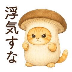 恋人に嫉妬するかまってちゃん猫(茶トラ)