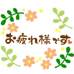 ナチュラルかわいい！お花スタンプ