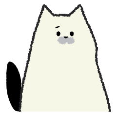 ちょっと心配性なねこ