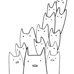 ねこっぽいスタンプ1