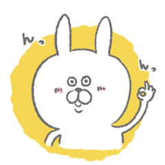 うささんのゆるゆるスタンプ