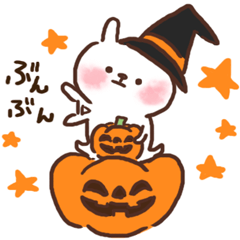 ゆるカワうさぎのハロウィン