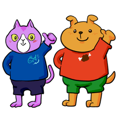 わんこたろう　と　にゃんこのすけ