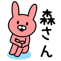 森さんに使えるウサギ