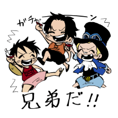 ONE PIECE 可愛いASLスタンプ