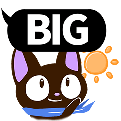 げんきなクロネコ【BIG】