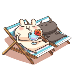 うさぎのしろとねこのくろ ぱーと7夏!