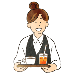 喫茶ここからスタンプ①