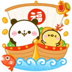 お正月♡祝♡ぴよぱんだ