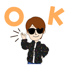 メガネ男の日常スタンプ2