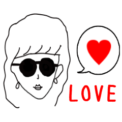 サングラスガールズの日常 LOVEばーじょん