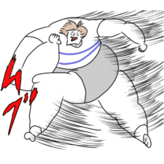 カラエブとにかく躍動感スタンプ