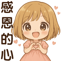 Cute Girl - Everyday Useful Stickers