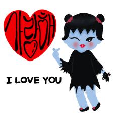 かわいいバンパイアの少女