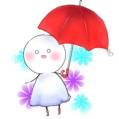 てるてるぼうずのてるみちゃん。