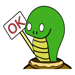 ツチノコみたいなヘビ