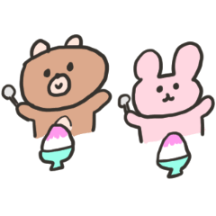 くまちゃんとうさぎちゃん3