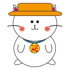 幸せのハットキャット（言葉のプレゼント）