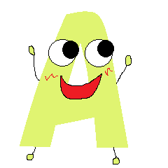 英語と数字スタンプ