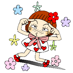 ひま子ちゃん５６ デカ文字で毎日挨拶４