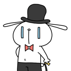 ウサギのパンイチロー。