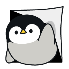 写真に貼れる♪心くばりペンギン