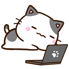 やる気が出ない☆ちびブチ