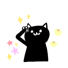 丁寧ことばのねことひよこ