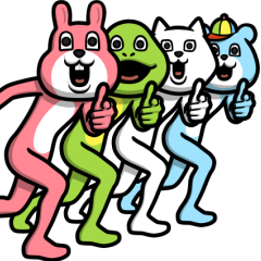 迫り来る目が笑ってない着ぐるみたち