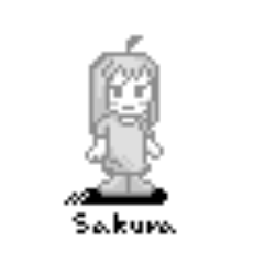 ドット絵　さくらちゃん