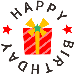 お祝い＆誕生日☆おしゃれ【飛び出すver.】