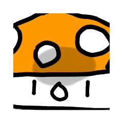 カラフルなきのこたち#6