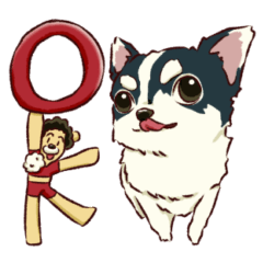 チワワとニンニンちゃん