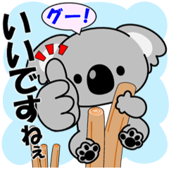 飛び出す！コアラの日常挨拶