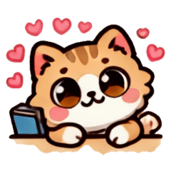 かわいい猫のゆるふわスタンプ