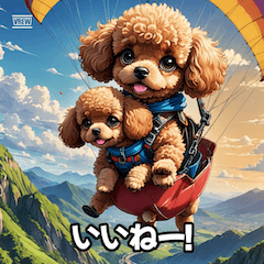感情爆発！空飛ぶトイプー