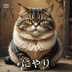 太ったネコのきもちスタンプ