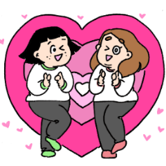 小林姉妹スタンプ2