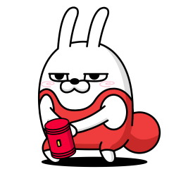 動く 擦れうさぎ19