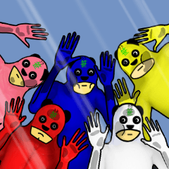 まるでパンダさん　×5