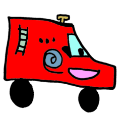 車スタンプで会話しよ