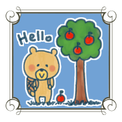 毎日使える！くまスタンプ