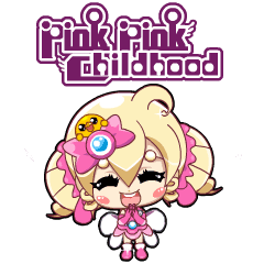 Pink Pink Childhood animated stickers 1