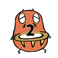 開運！だるまの大吉ハッピースタンプ2